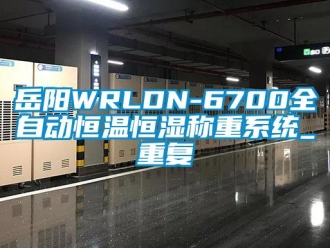 知识百科岳阳WRLDN-6700全自动恒温恒湿称重系统_重复