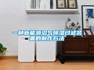 行业资讯一种新能源沼气除湿过滤装置的制作方法