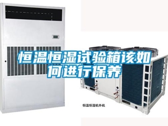 知识百科恒温恒湿试验箱该如何进行保养