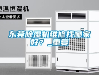 行业资讯东莞除湿机维修找哪家好？_重复
