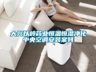 知识百科大兴以岭药业恒温恒湿净化中央空调安装案列