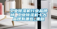 工业除湿机行业品牌榜 工业除湿机十大品牌有哪些_重复
