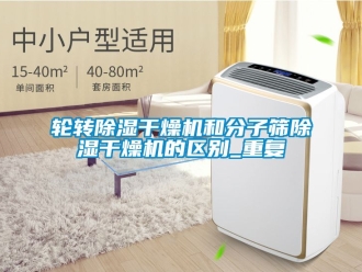 行业资讯轮转除湿干燥机和分子筛除湿干燥机的区别_重复
