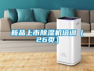 行业资讯新品上市除湿机培训（26页）