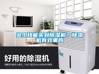行业资讯多少钱能买到除湿机？除湿机有效果吗