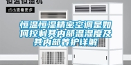 恒温恒湿精密空调是如何控制其内部温湿度及其内部养护详解