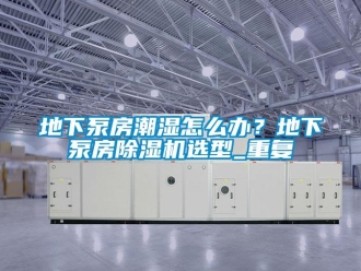 行业资讯地下泵房潮湿怎么办？地下泵房除湿机选型_重复
