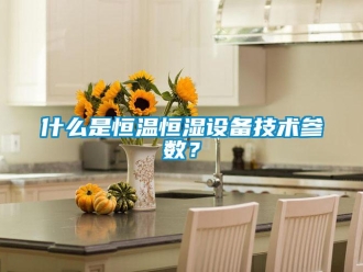 知识百科什么是恒温恒湿设备技术参数？