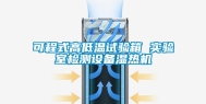 可程式高低温试验箱 实验室检测设备湿热机
