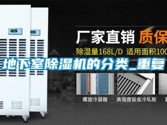 行业资讯地下室除湿机的分类_重复