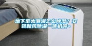 地下室太潮湿怎么除湿？安装新风除湿一体机呗~