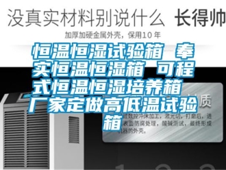 知识百科恒温恒湿试验箱 奉实恒温恒湿箱 可程式恒温恒湿培养箱 厂家定做高低温试验箱