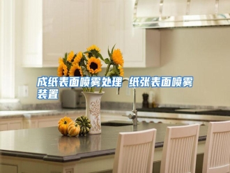 知识百科成纸表面喷雾处理 纸张表面喷雾装置