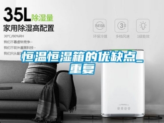 知识百科恒温恒湿箱的优缺点_重复