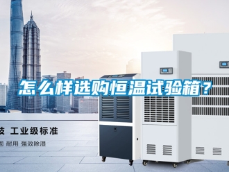 知识百科怎么样选购恒温试验箱？