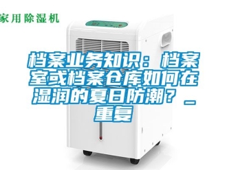 企业动态档案业务知识：档案室或档案仓库如何在湿润的夏日防潮？_重复