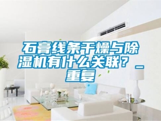 行业资讯石膏线条干燥与除湿机有什么关联？_重复