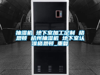 企业动态抽湿机 地下室加工定制 格恩顿 杭州抽湿机 地下室认准格恩顿_重复