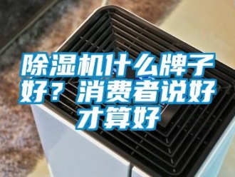 常见问题除湿机什么牌子好？消费者说好才算好