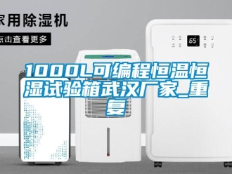 常见问题1000L可编程恒温恒湿试验箱武汉厂家_重复