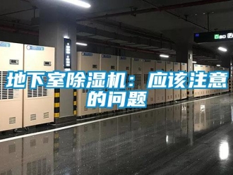 行业资讯地下室除湿机：应该注意的问题