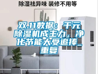 行业资讯双.11数据：千元除湿机成主力，净化节能大受追捧_重复