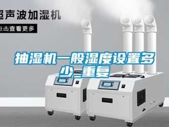 企业动态抽湿机一般湿度设置多少_重复