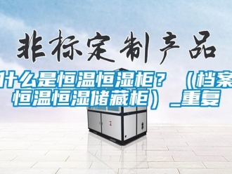 知识百科什么是恒温恒湿柜？（档案恒温恒湿储藏柜）_重复