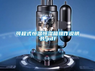 知识百科可程式恒温恒湿箱操作说明书.pdf