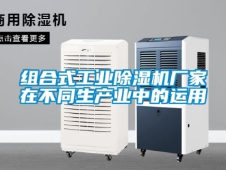 企业动态组合式工业除湿机厂家在不同生产业中的运用