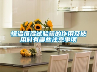 知识百科恒温恒湿试验箱的作用及使用时有哪些注意事项