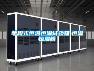 知识百科单段式恒温恒湿试验箱,恒温恒湿箱