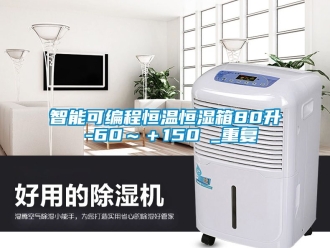 知识百科智能可编程恒温恒湿箱80升 -60～＋150℃_重复