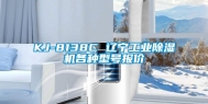 KJ-8138C 辽宁工业除湿机各种型号报价