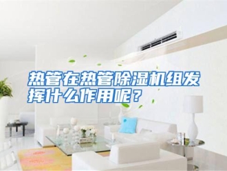 常见问题热管在热管除湿机组发挥什么作用呢？